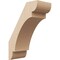 Ekena Millwork 5-inch W x 10-inch D x 14-inch H Olympic Rough Cedar Woodgrain TimberThane Knee Brace, Primed BRCUR05X10X14OLYRCPR - alternate 1